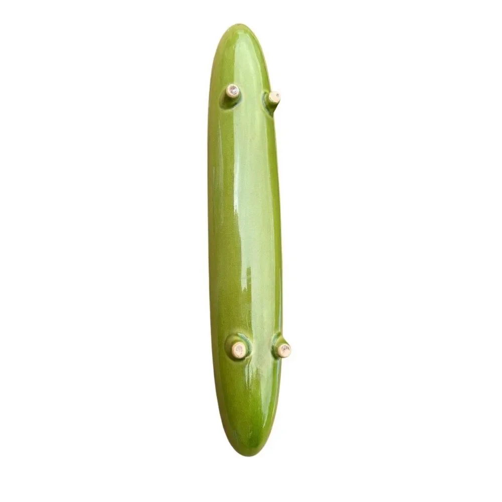 Pier 1 Footed Floating Candle/Votive Holder-Green-18 1/2
